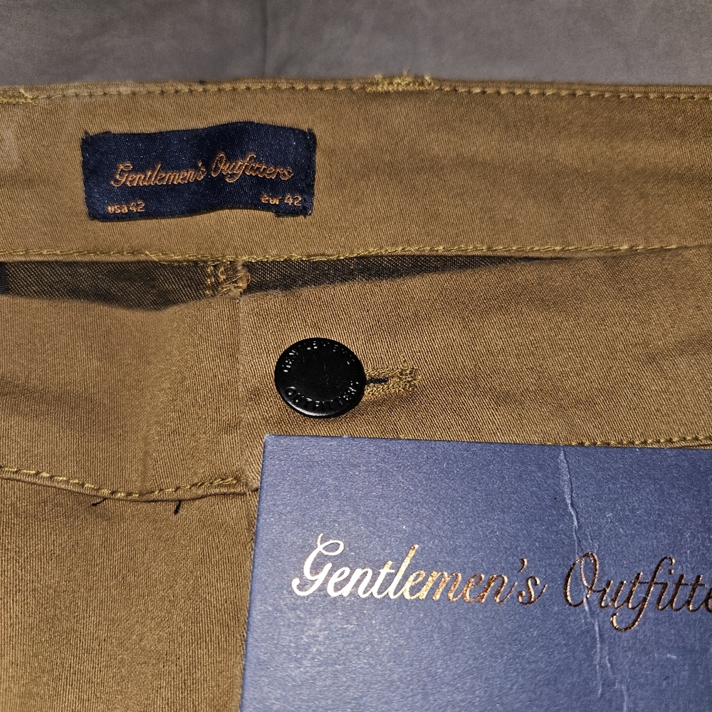 Gentlemen's outfitters Tan Chino Pants - Picture 4 of 5